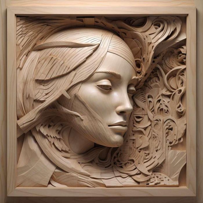 نموذج ثلاثي الأبعاد لآلة CNC 3D Art 